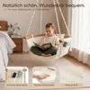 Sekey Hängesessel Hängestuhl Hängeschaukel mit Kissen bis Produktbild-Vorschau 3