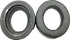 Two black ear pads for headphones are shown side-by-side against a white background. Produktbild-Vorschau
