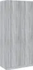 vidaXL Armoire Gris Sonoma 90x52x200 cm Bois composite Voir les images du produit 9
