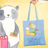 Mr. & Mrs. Panda Tote Bag Grafiker Herz - Sky Blue - Produktbild-Vorschau 2