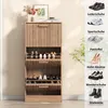 Schuhschrank schmal, Freistehender aus Holz mit 2 Produktbild-Vorschau 7