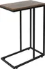 ML-Design Beistelltisch in C-Form, Schwarz-Braun, Produktbild-Vorschau 1