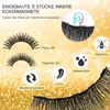 Magnetické řasy Magnetické oční linky 5 magnetů řasy s Náhled obrázku produktu 3