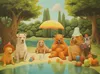 CALVENDO Puzzle Sechs Hunde verbringen den Tag am See | Produktbild-Vorschau 3