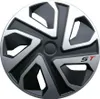 16" Zoll Radkappen Schwarz Silber Radzierblenden Radblenden Produktbild-Vorschau 4