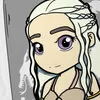 style3 Mutter der Drachen Damen T-Shirt chibi daenerys Produktbild-Vorschau 2