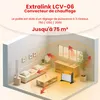 Extralink Chauffage convecteur, 2000 W, 3 niveaux de Voir les images du produit 2
