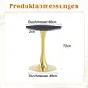 STILVORA bijzettafel, rond, 60 cm diameter, met een zwarte Productafbeelding-voorbeeld 7