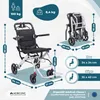 Mobiclinic Fauteuil roulant de transport pliable en acier Voir les images du produit 2