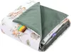 Savanna Fun & Olive Velvet Neugeborene Decke 55x75cm Produktbild-Vorschau 2