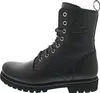 A black leather lace-up boot shown from the side. Produktbild-Vorschau