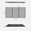 Żeliwny ruszt grillowy kwadratowy 45 x 35 cm solidny do Podgląd zdjęcia produktu 5