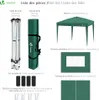 VOUNOT® Pavillon 3x3m mit 4 Seitenteilen & 4 Sandsäcke, Pop Produktbild-Vorschau 2