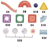 Klocki magnetyczne świecące tor kulkowy 148 elementów xxl Podgląd zdjęcia produktu 3
