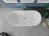 Mexen Luna freistehende Badewanne 140 x 75 cm, weiß, Produktbild-Vorschau 4