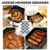 12 Silikon Fixierclip für Heißluftfritteusen, magnetische Produktbild-Vorschau 7