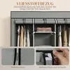 Portable Kleiderschrank mit Kleiderstange mit und Produktbild-Vorschau 3