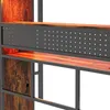 Merax kovová poschodová posteľ 90x200cm s vertikálnym Náhľad obrázku produktu 5