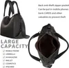 Damen Vegane Shopper Tasche Hobo Bag Umhänge Tasche  30669 Produktbild-Vorschau 7