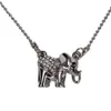 Halskette mit Elefant Anhänger Kette Strass Produktbild-Vorschau 2