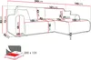 MIRJAN24 Ecksofa Floryn L Cord Bis, Polsterecke, L-Form Produktbild-Vorschau 8