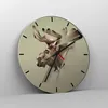 Wanduhr - Rund - Glasuhr - Elch Abstraktion - 40x40cm - Produktbild-Vorschau 4