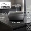 STONELINE® Casseruola grigia 43x26 cm | con coperchio Anteprima dell’immagine prodotto 3