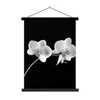 MuchoWow® Textilposter Orchidee - Blumen - Schwarz - Rosa - Produktbild-Vorschau 1