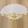 Tischdecke mit Stickerei, mit Blumen oder Schmetterlingen Produktbild-Vorschau 3