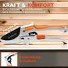 Ratschen Gartenschere Premium | Profi Ratschengartenschere Produktbild-Vorschau 2