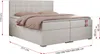 Boxspringbett, Doppelbett, Polsterbett mit Kopfstütze, Produktbild-Vorschau 6