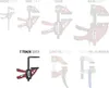 A collage of different types of clamps, with labels indicating their names. Podgląd zdjęcia produktu