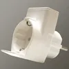 Duplex Schutzkontakt Euro Stecker Adapter Steckdose Produktbild-Vorschau 2