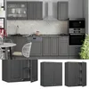 Hängeschrank Vicco Fame-Line Anthrazit-Gold Landhaus 60 cm, Produktbild-Vorschau 2