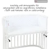 babybay Nestchen Piqué für Original, weiß Sterne perlgrau Produktbild-Vorschau 3