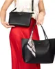 Rieker Damen Shopper mit Umhängetasche Set Flechttuch Produktbild-Vorschau 2