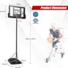 KOMFOTTEU basketbalový koš pro venkovní použití, z PE a Náhled obrázku produktu 6