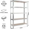 Wiltec regał do dużych obciążeń 120x40x180cm, obciążenie Podgląd zdjęcia produktu 12