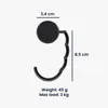 kwmobile 2x Tisch Handtaschenhalter Haken - Faltbare Produktbild-Vorschau 6
