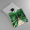 Wanduhr - Quadrat - Glasuhr - Gehweg Baum Holz Steg - Produktbild-Vorschau 2