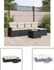 The Living Store 6-tlg. Garten-Sofagarnitur mit Kissen Produktbild-Vorschau 1