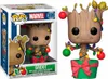 Funko Pop! Marvel Groot Świąteczny z Lampkami i Ornamentami Náhľad obrázku produktu 4