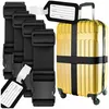 EDIBAZZAR | Set da viaggio con 4 cinghie regolabili e 2 Anteprima dell’immagine prodotto 3