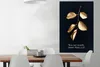MuchoWow® Poster Zitate - Blätter - Gold 80x120 cm - Produktbild-Vorschau 2