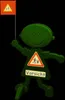 3D Warnschild "Vorsicht spielende Kinder" mit Produktbild-Vorschau 3