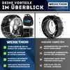 WERKTHOR Schneeketten 2x – Zugelassene Metall Schneeketten Produktbild-Vorschau 10
