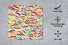 MuchoWow® Mauspad Mousepad Blätter - Linie - Muster 30x30 Produktbild-Vorschau 3