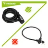 Trizand 27614 Fahrradschloss 150 cm, 12 mm, Stahl, schwarz Produktbild-Vorschau 7