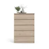 Commode Nada 5 tiroirs finition hickory. Voir les images du produit 8