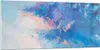 Bilder auf glas - Einteilig - Abstraktion blau gemalt - Produktbild-Vorschau 1
